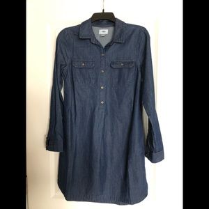 Button up shirt dress